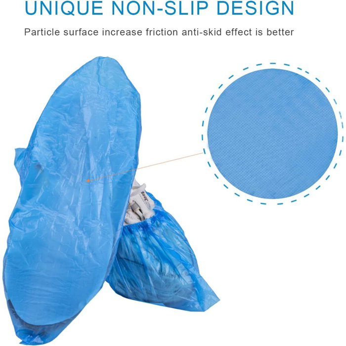 Arlmont & Co. Disposable Waterproof Slip Resistant Shoe Covers